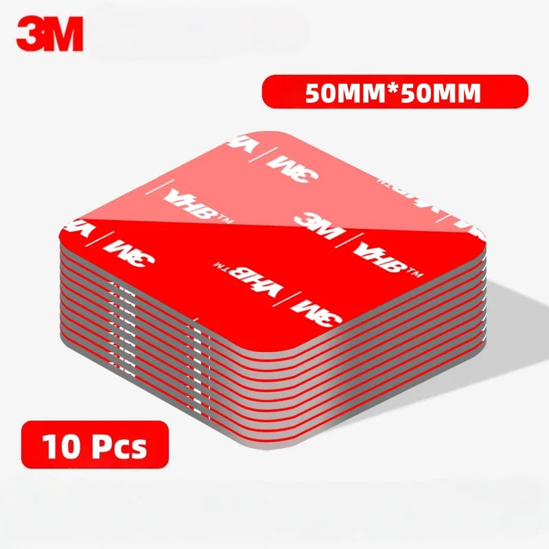 Original 3M VHB Double Sided Foam Tape Heavy Duty Adhesive Dash Cam Mount Mounting Tape Black for Automotive Car Home Use