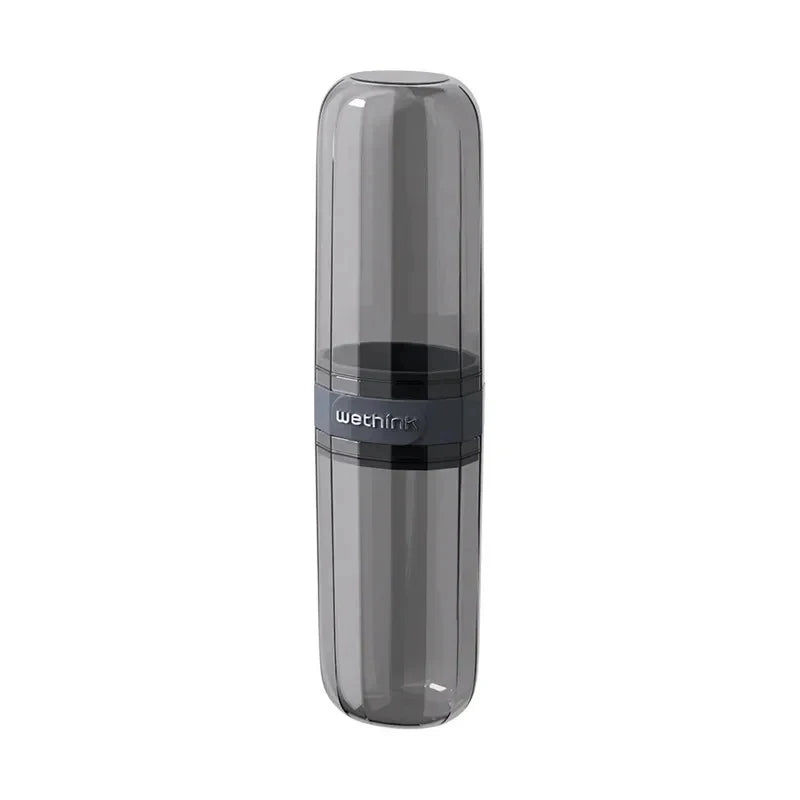 Portable Travel Toothbrush Holder, Leak-Proof & Dustproof Toothpaste Storage Case for Business Trips & Camping