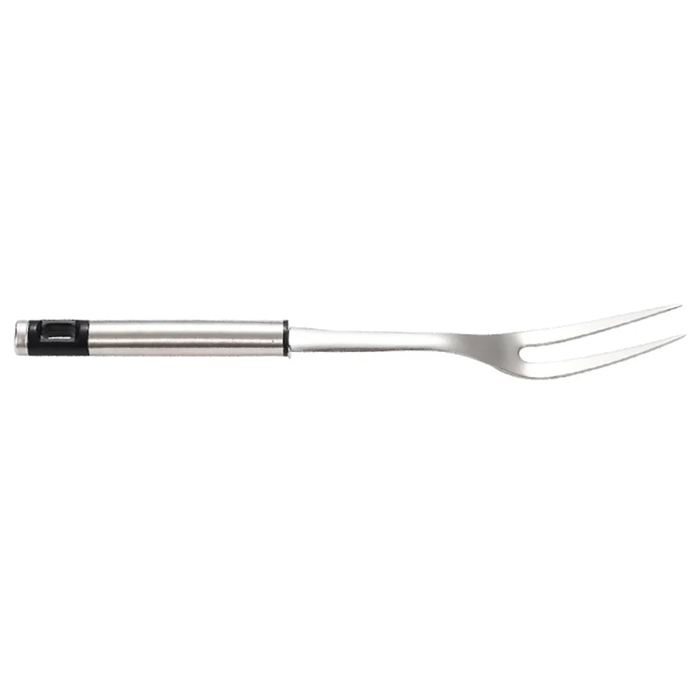 Cooking Meat Fork Stainless Steel Barbecue Spit Kitchen Equipment Spoon and Spatula Bbq
