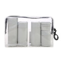 4PCS/Set Soft Squeeze Empty Refill Bottle Portable Travel Dispenser Container For Shampoo Shower Gel Cosmetic Liquid Storage