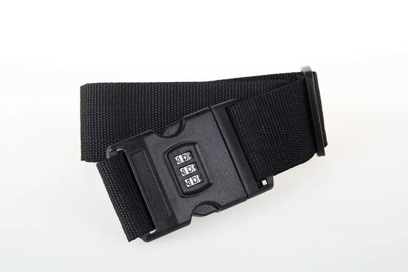 High Quality 2M Rainbow Password Lock Packing Luggage Bag with Luggage Strap 3 Digits Password Lock Buckle Strap Baggage Belts