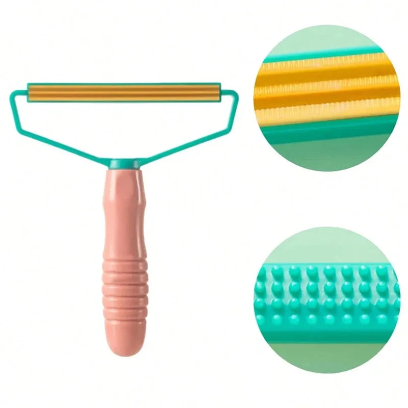Car Multi-functional Double-sided Cushion Blanket Cleaning Razor 1 Pc