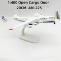 New 1/400 Scale 20cm An-225 "Mriya" Transport Plane Model Hatches Can Be Opened With Wheels Base Alloy Antonov An225 Aircraft