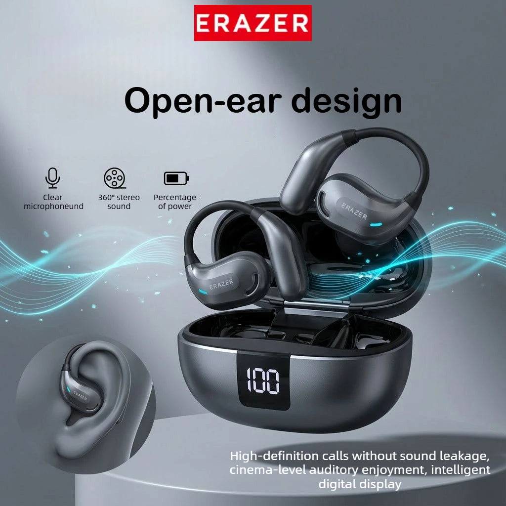 ERAZER XT66PRO Bluetooth 5.4 Earphones sport Headsets games Earbuds Wireless Headphones LED Display Long Standby Touch Earbuds