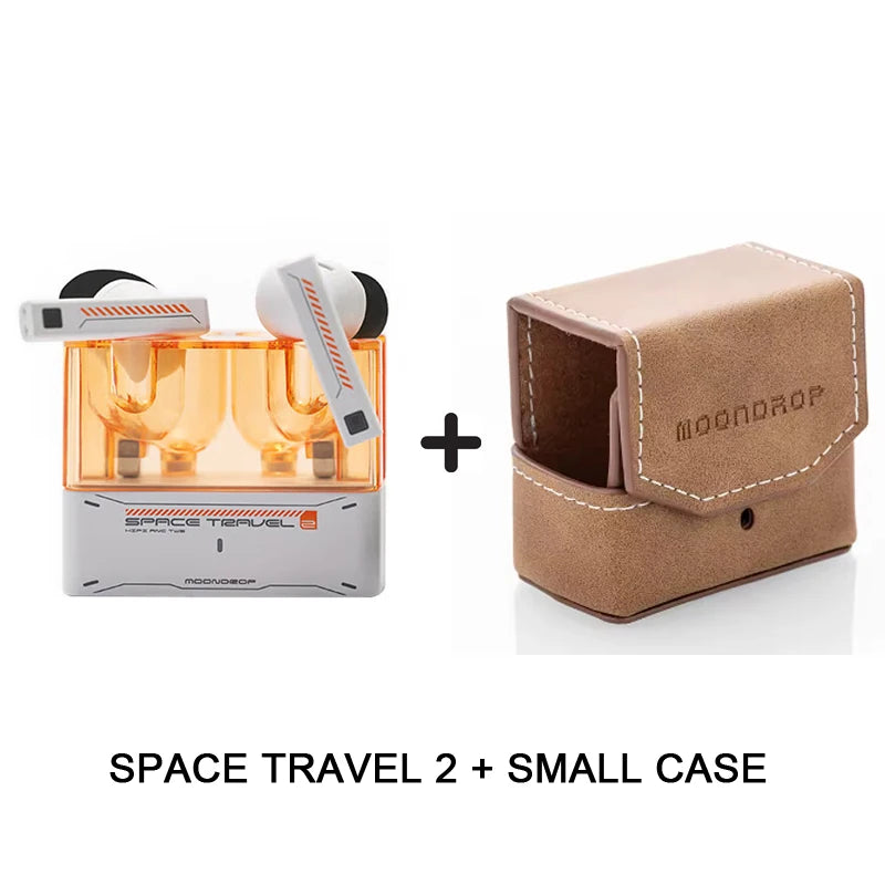 Moondrop Space Travel 2 TWS Bluetooth 6.0 ANC Noise Cancelling AI ENC Low Latency Wireless HiFi Earphone Gaming Music Earbuds