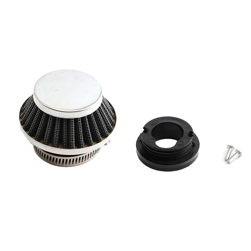 2-Stroke Pocket Bike Air Filter With Connector For 47cc 49cc Carburetor Mini Quad ATV Dirt Bike Go Kart