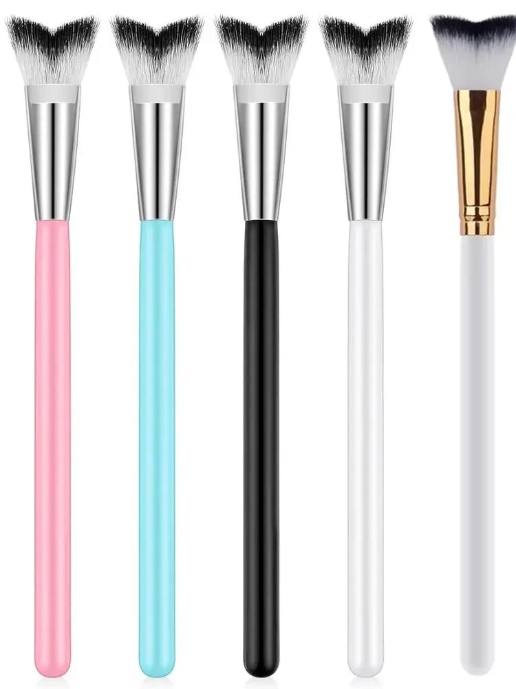 1 pcs Lash Shampoo Curved Brush For Eyelash Extension Cleansing,Soft Makeup Removal Bath Swoop Brush Tools