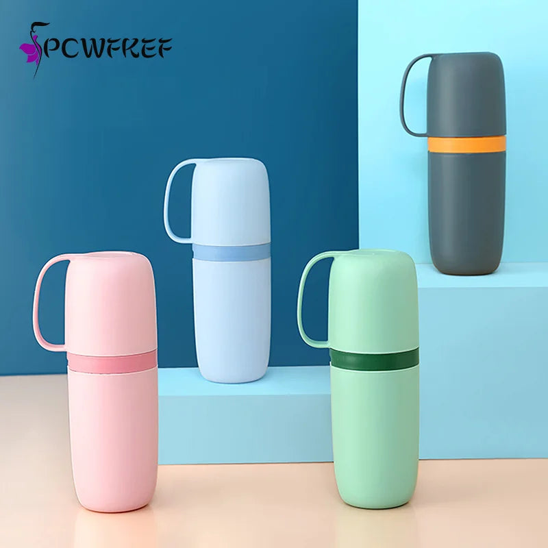 Toothbrush Cup Travel Toothbrush Toothpaste Holder Simple Portable Mouthwash Cup For Business Trip Home Camping Acessor