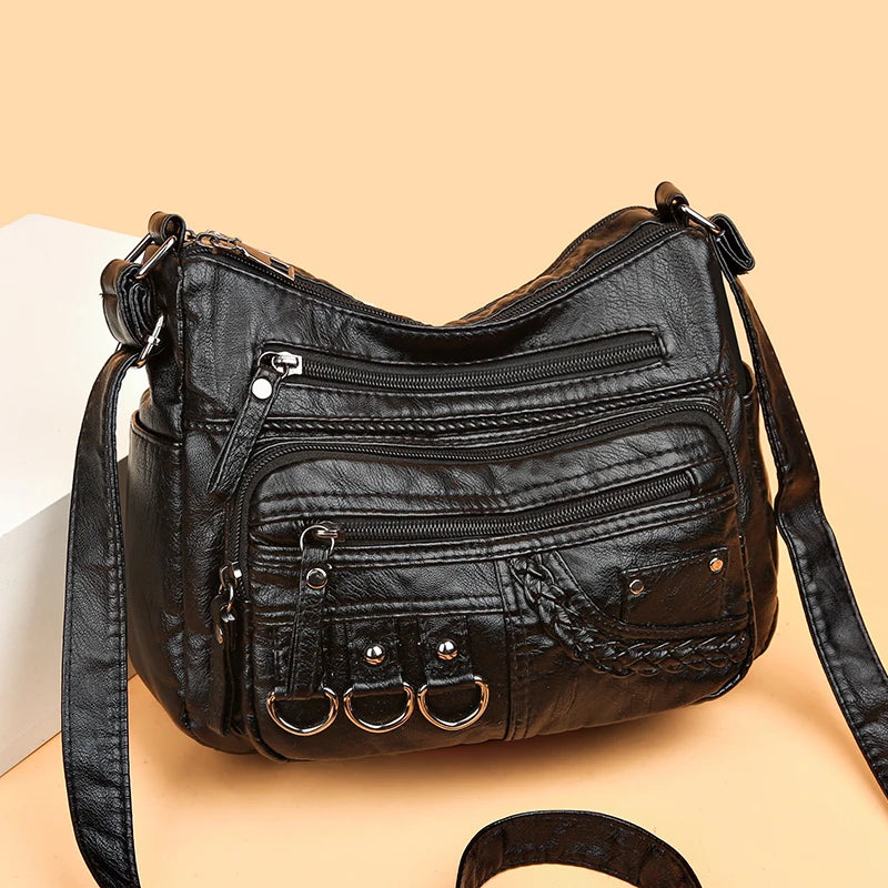 2023 New Ladies Soft Leather Bags High Quality Purses And Handbags Famous Designer Crossbody Shoulder Bag For Women Sac A Main