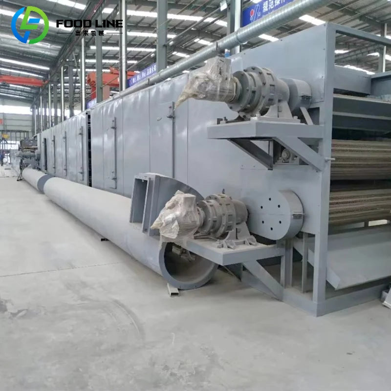 High Quality Dehydrator Machine Fruit Conveyor Hot Air Sea Fish Drying Machine Vegetable for Mesh Belt Dryer
