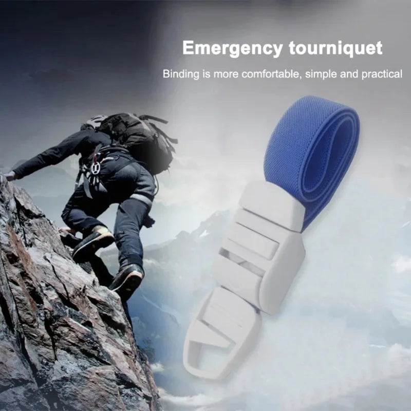 Buckle Type Medical Tourniquet Quick Release First Aid Bandage Life Saving Hemorrhage Control for Camping Hiking Safety Survival