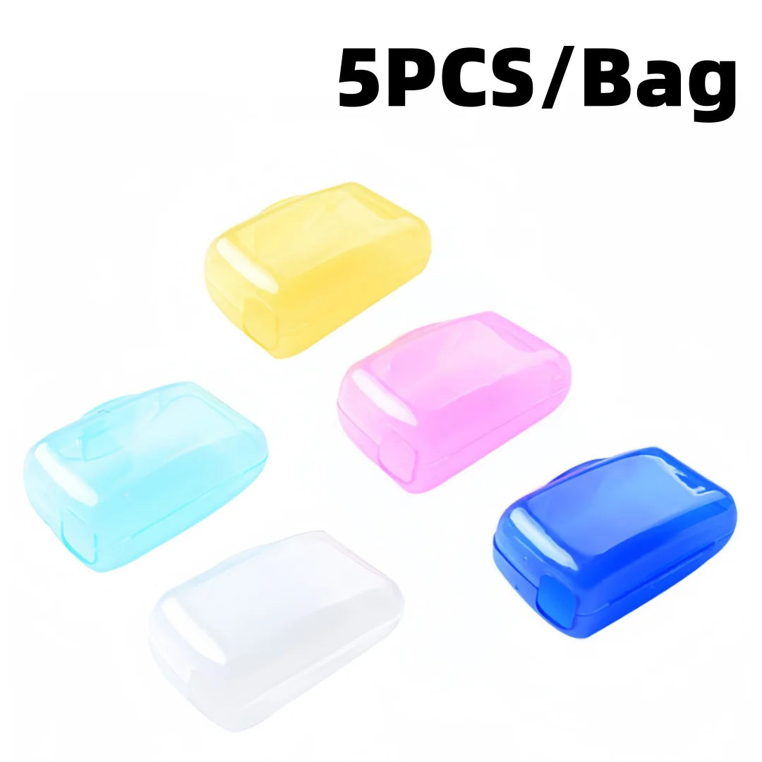 YS00269(1)-Household & Travel Toothbrush Storage Clip - Dustproof Protective Cap, Head Cover & Storage Case