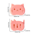 4Pcs Portable Plastic Cat Design Toothbrush Head Covers Travel Toothbrush Protector Cap for Home & Outdoor