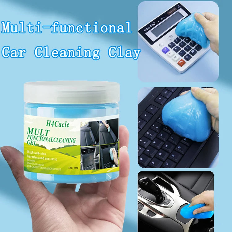 1Pc High Efficiency Dust Remove Gel Car Interior Clean Magic Mud Universal Household Keyboard Desk Cleaning Tool Car Accessories
