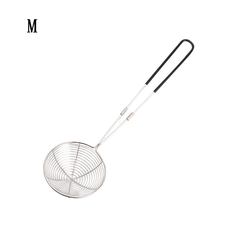 Multifunction Long Handle Sifting Home Kitchen Gadget Colander Spider Strainer Skimmer Spoon Cooking Tool