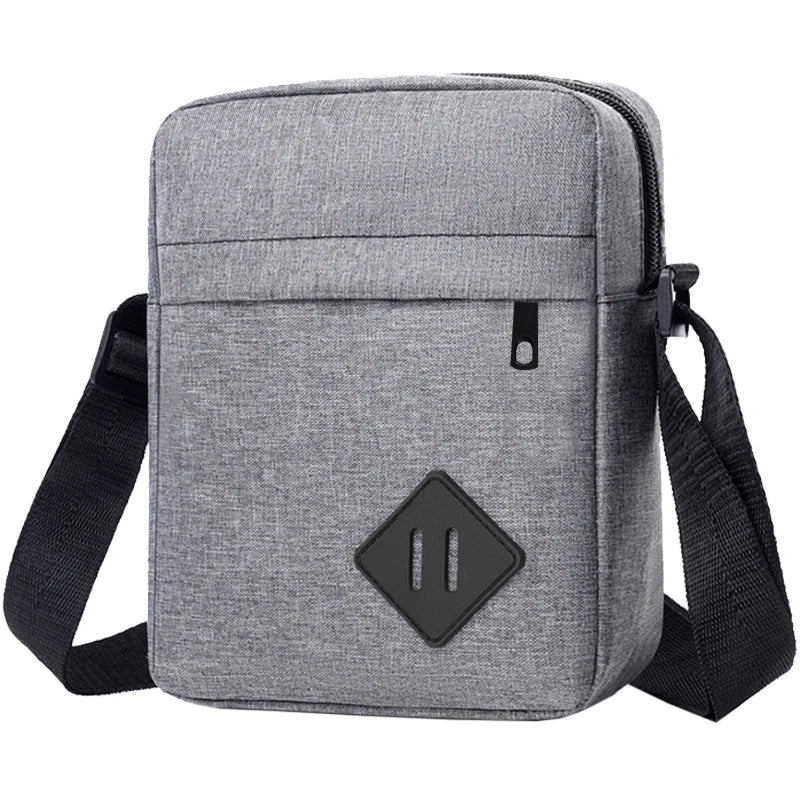 Everyday Versatile Oxford Shoulder Bag Trendy Compact Crossbody, Comfort Strap for Men’s All Casual Daily Occasions