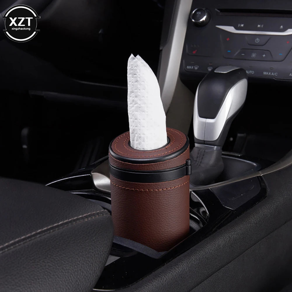 1pc Multifunction Car Tissue Box Cover Holder Auto Round Paper Tube Safety Broken Window Tissue Cup Auto Interior Accessories