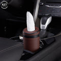 1pc Multifunction Car Tissue Box Cover Holder Auto Round Paper Tube Safety Broken Window Tissue Cup Auto Interior Accessories