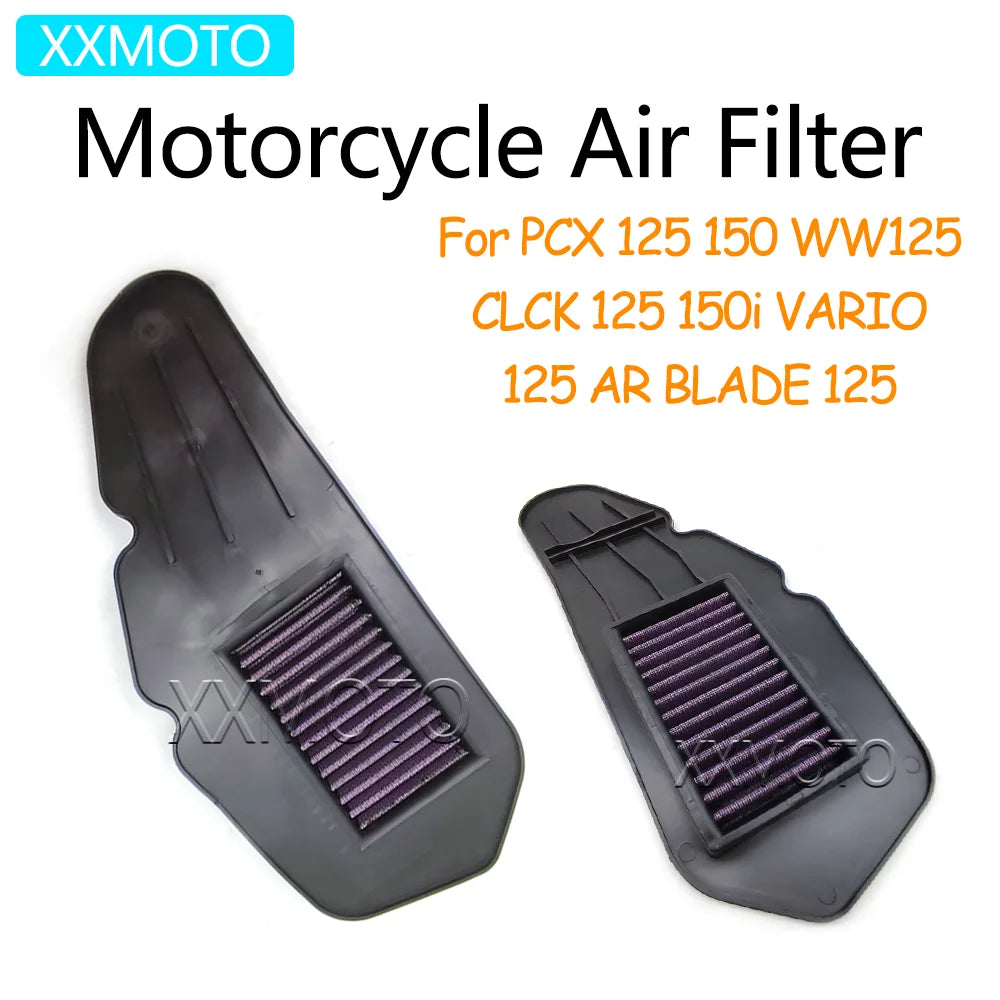 For HONDA PCX125 WW125 PCX150 CLICK 125i 150i  VARIO125  AIR BLADE125 PCX 125 150 High Flow Motorcycle Air Filter Intake Cleaner