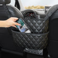 Large Capacity Car Front Seat Gap Hanging Storage Bag Adjustable Strap Travel Holder