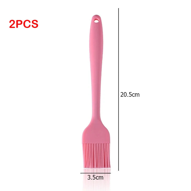 Upgraded silicone brush, heat-resistant, suitable for baking, grilling, and barbecuing, household appliance