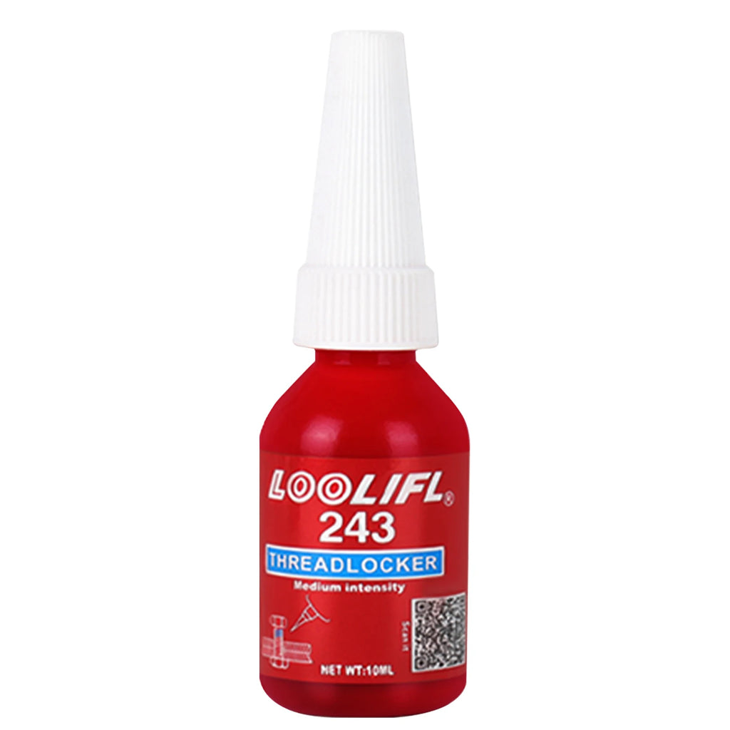 50ml High Strength Thread Locker Red Permanent Anaerobic Adhesive Anti-Vibration Anti-Rust Sealant for Metal Screw Bolt Fastener