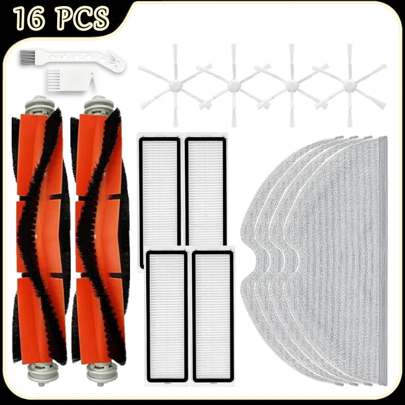 For Xiaomi Mop 2/1C/STYTJ03ZHM Robot Vacuum Accessories Main Brush HEPA Filters Side Brush Mop Cloth Replacement Parts