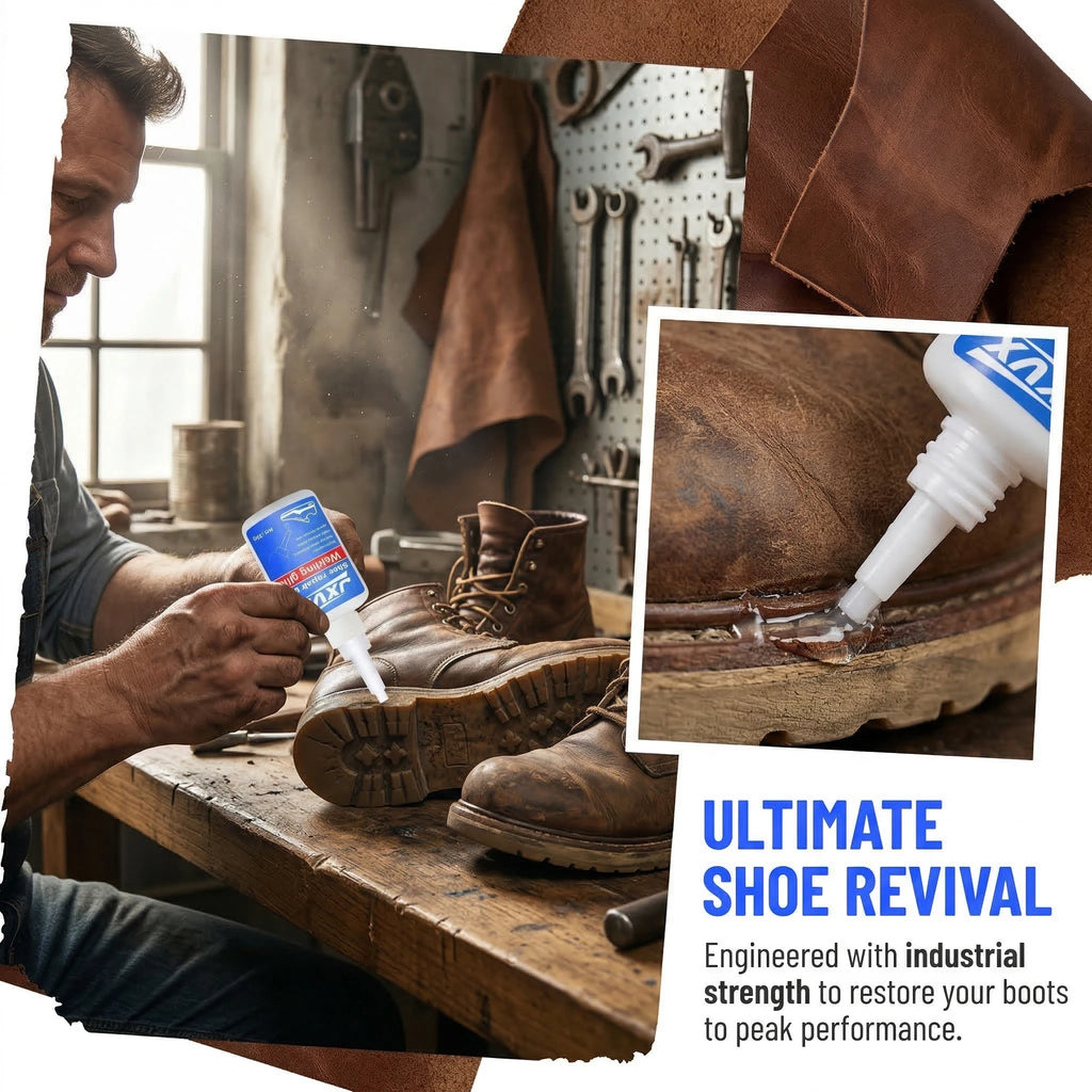 Multipurpose Shoe Repair Glue, Powerful Shoe Sole Repair Glue, Waterproof Universal Shoe Sealants for Sneakers, Rubber Shoes, Strong Adhesive Repair, 35ml