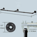 Clothes Storage Hanging Clothes Rack Wall Mounted Cabinet Rod Display Rack Closet Storage Clothing Racks
