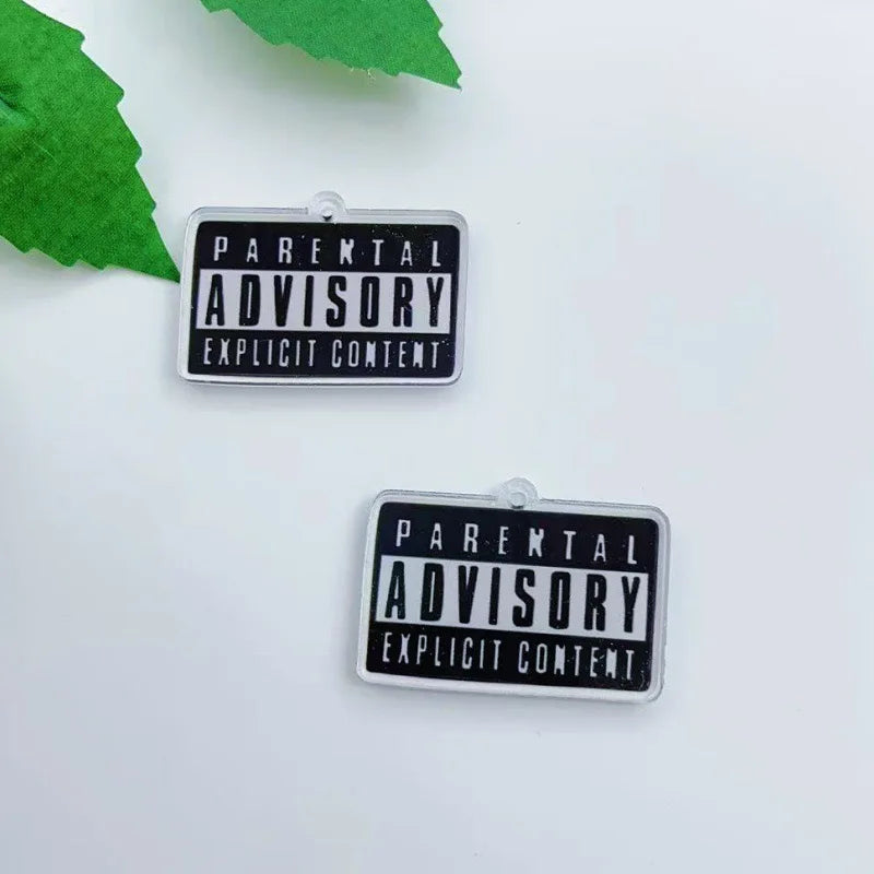 10pcs cartoon character acrylic earrings, keychains, jewelry pendants, DIY jewelry accessories, pendants