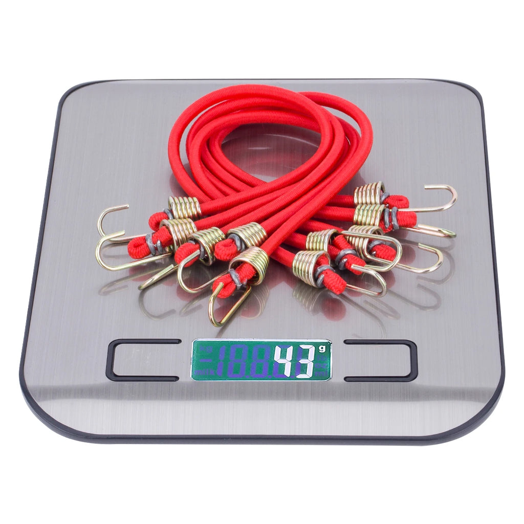 5/10pcs Elastic Bungee Cord Roof Rack Rope Luggage Straps with Hook for 1/10 RC Crawler Car Axial SCX10 TRX4 TRX6 Decorate