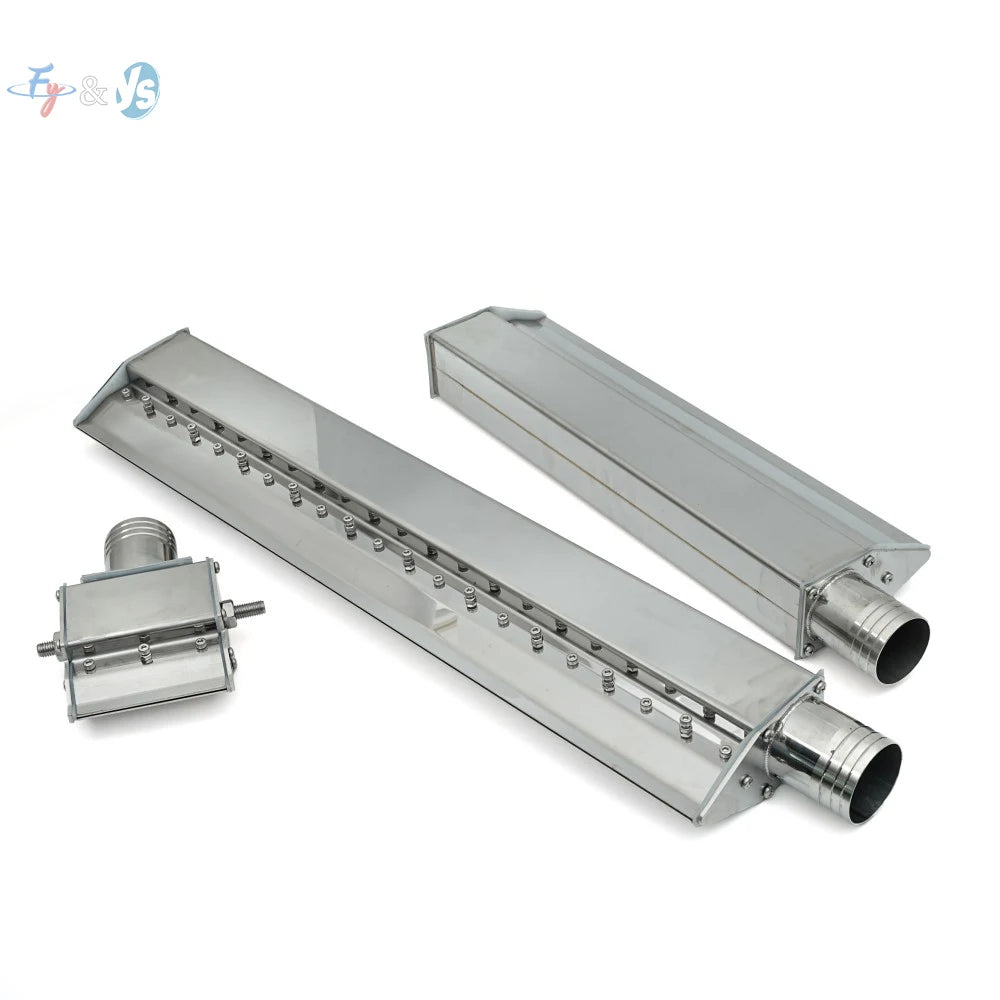 SS 304 Industrial Blower-powered Air Knife Blower Air Knife Wire Drying Air Knife Wind Air Jet Knife Customized 100-1000mm