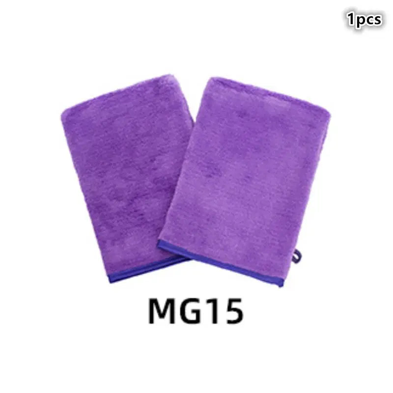Reusable Makeup Remover Gloves Soft Microfiber for Deep Cleansing Gentle on Skin & Easy to Wash Colorful Quick-Dry