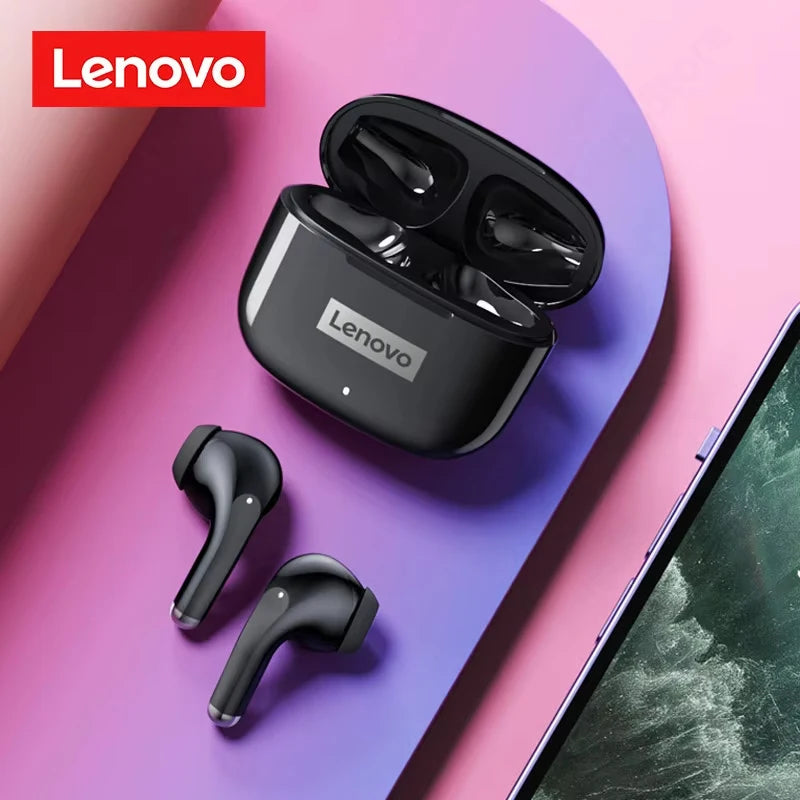 Lenovo LP40pro TWS Wireless Earbuds Bluetooth 5.3 HiFi Stereo Noise Reduction Sports Gaming Headphones for Running Travel Office