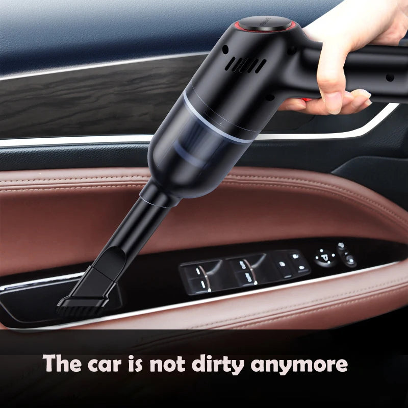 Wireless Portable Car Vacuum Cleaner Handheld Mini Vaccum 8000pa 120W High Suction Reacharageable For Home Cleaning Wet Dry