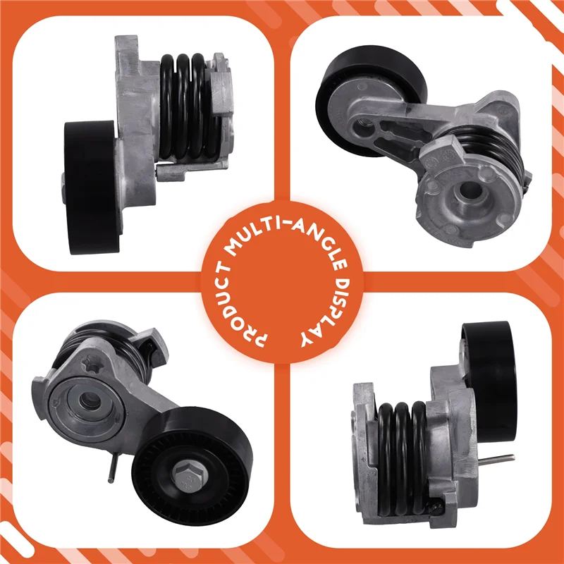 B45A-11288624196 Drive Belt Tensioner For BMW E60 E61 E63 E64 E83 523 525 528 530 X3 N52B30A N52B25A-Also Fits 11287530314 53402