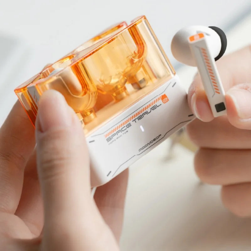 Moondrop Space Travel 2 HiFi Noise-Canceling TWS  Bluetooth 6.0 Compatibility Earphones with Great Call Quality