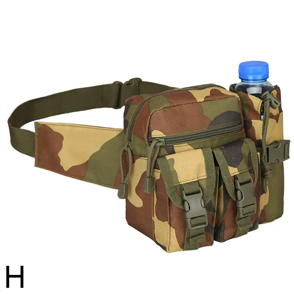 New Tactical Waist Bag Waterproof Nylon Men Fanny Pack Hiking Outdoor Camping Shoulder Bum Belt Sport Chest Bags 2025