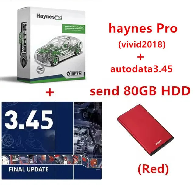 Haynes Pro（Vivid2018）and Autodata3.45 Atris-Technik Automotive Workshop DATA Auto Repair Software Diagnostic Tools