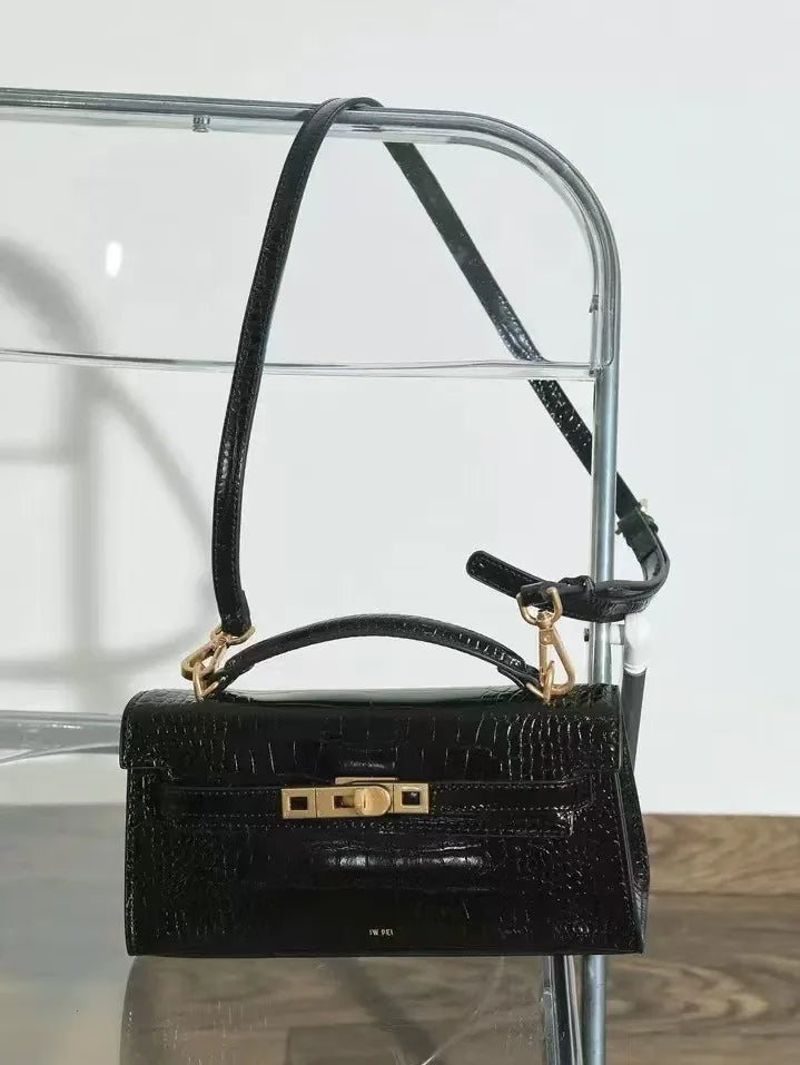 JW PEI Premium Leather Shoulder Bag,Lightweight versatile women's handbag,Spring&Autumn Fashion Crossbody bag
