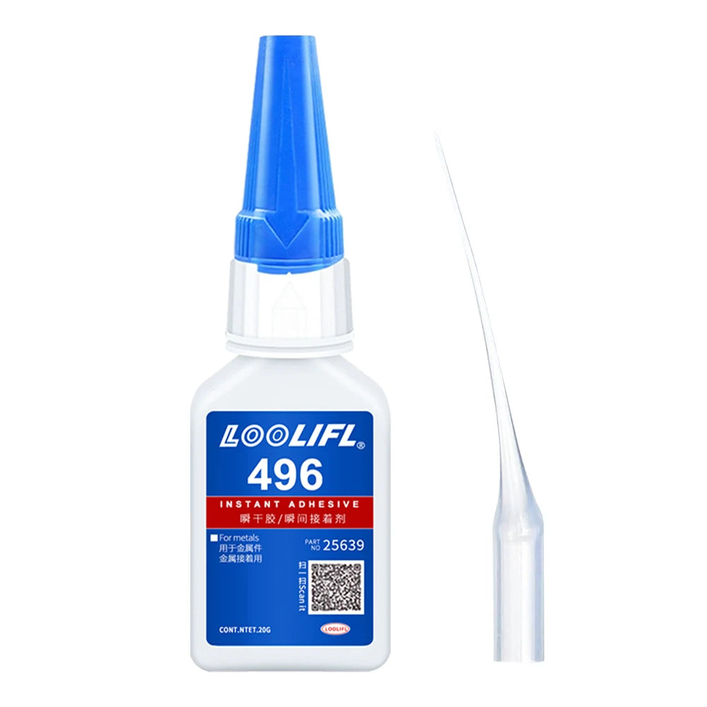 LOOLIFL20g 496 Multifunctional Adhesive Is Suitable for Metal, Plastic Toys, Shoes, Ceramics, DIY Handicrafts, and Daily Repairs