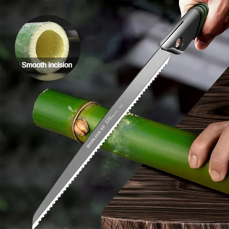 Ergonomic Folding Hand Saw with No-Slip Handle for Outdoor Wood Branch Cutting Tree Trimming Camping Backpacking Hiking Hand Too