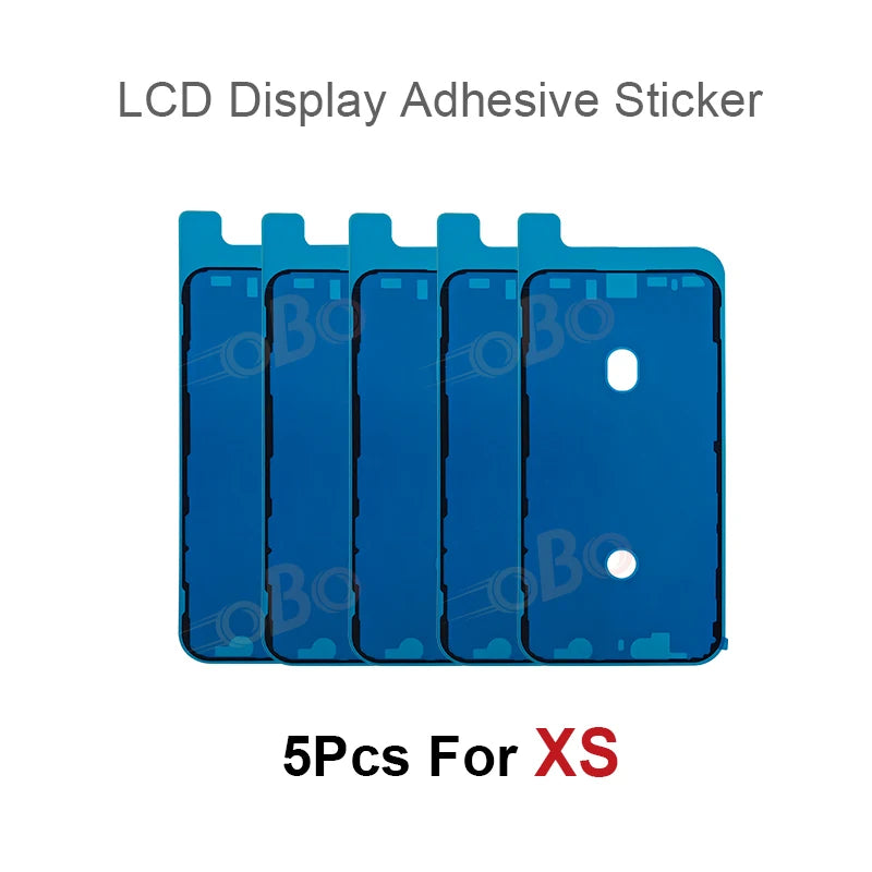 5Pcs LCD Display Adhesive Waterproof Seal Sticker for iPhone 12 13 Mini XS 11 Pro Max X XR Front Side Seal Tape Glue Repair