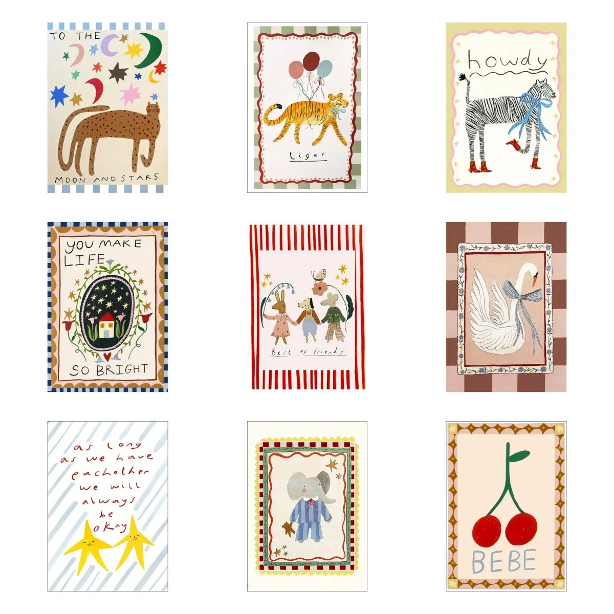 Newborn Photography Background Painting 25simple Nordic Ins Art Poster Decorative Painting Core Sticker Children's Room Painting