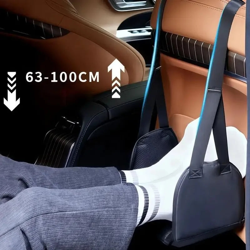Foot Hammock For Plane Travel Portable Feet Hammock For Airplane Lightweight Car Back Seat Accessories Travel Supplies Flight