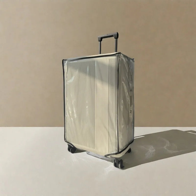 Transparent Pvc Luggage Protective Cover Wheeled Luggage Protective Cover Wear-Resistant Outer Cover Transparent Protective