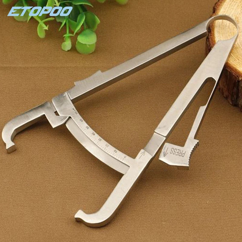 Personal Body Fat Testers Skinfold Caliper Body Fat Caliper Analyzer Measure Charts Fitness Keep Health Slim Suide Skinfold