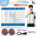 G-MACHT Summer Breathable Wearable Cooling 2-3-4Fans Vest Ice Cooling Air Conditioner Clothes For Outdoor Fishing Heat Resistant