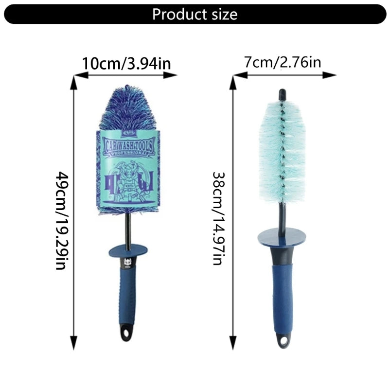 Permanent Border Cleaning Brush With Soft Fibers Car SUV Vessel Against Spatter R6FB