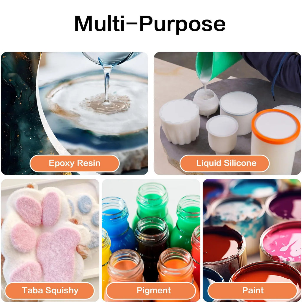 Electric Resin Stirrer Electric Resin Mixer with Stand Minimizing Bubbles  Glue Coatings Stirring Machine 5 Adjustable Speeds